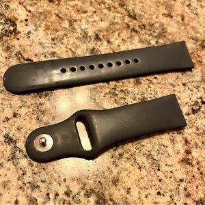 Grey Fitbit Silicone Watch Band